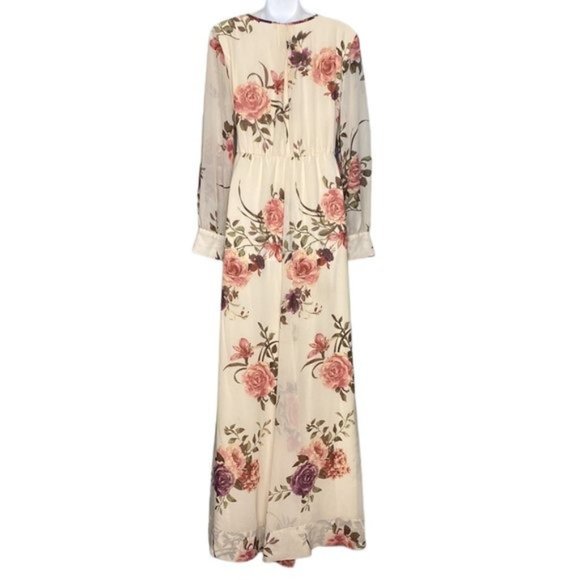SOLD Baltic Born Lydia Long Sleeve Maxi Floral Dress - Picture 3 of 5